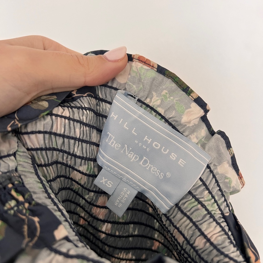 Hill House - The Ellie Nap Dress - Navy Bluebonnet - Picture 3 of 4